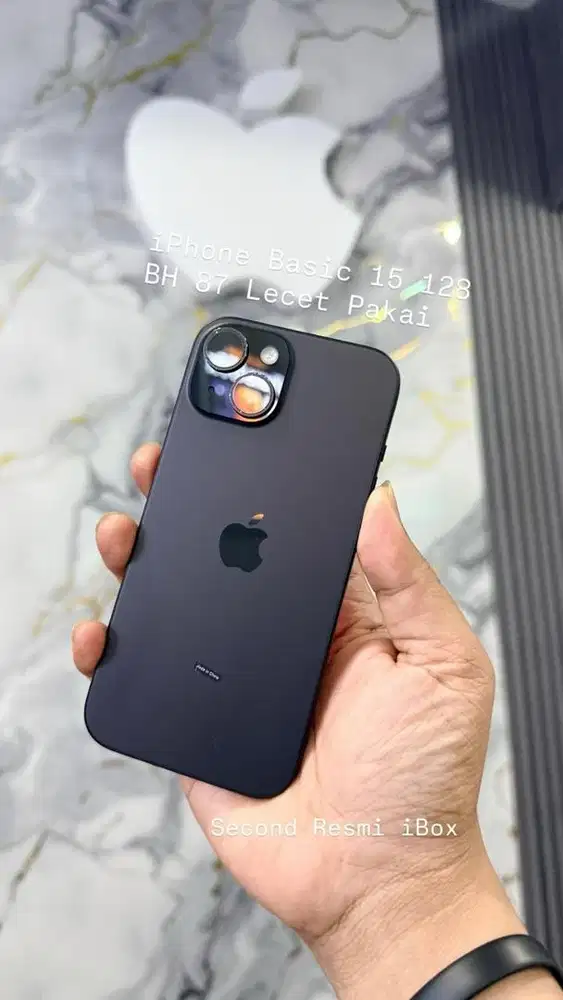 iPhone 15 Basic 128 Black Second iBox BH 87%