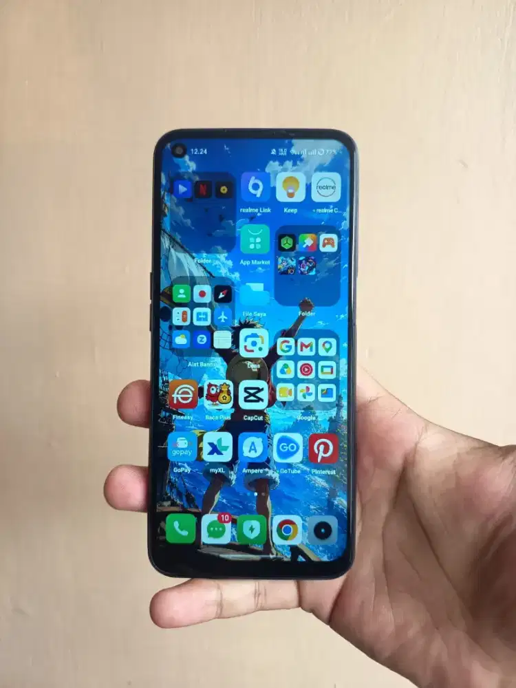 Realme 8 5G 8+8/128 + cas original minus dikit nego