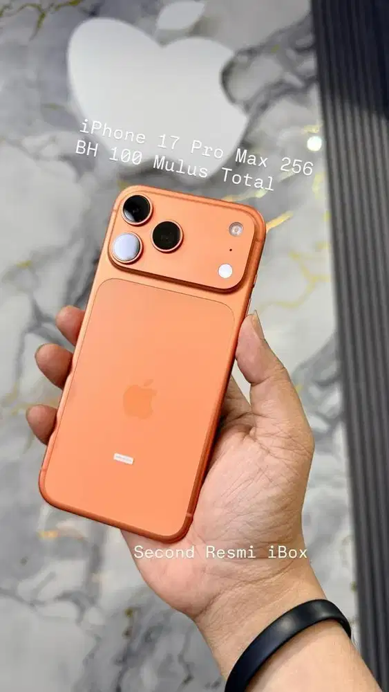 iPhone 17 Pro Max 256 iBox Mulus Total BH 100 On November 2026