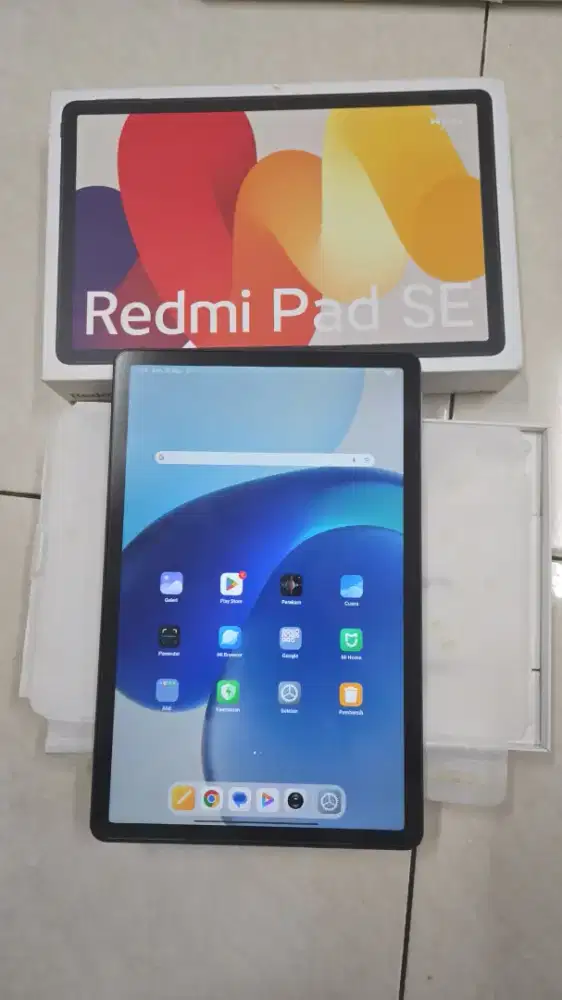 Tablet redmi pad se ram 4/128 fullset nominus wifi only