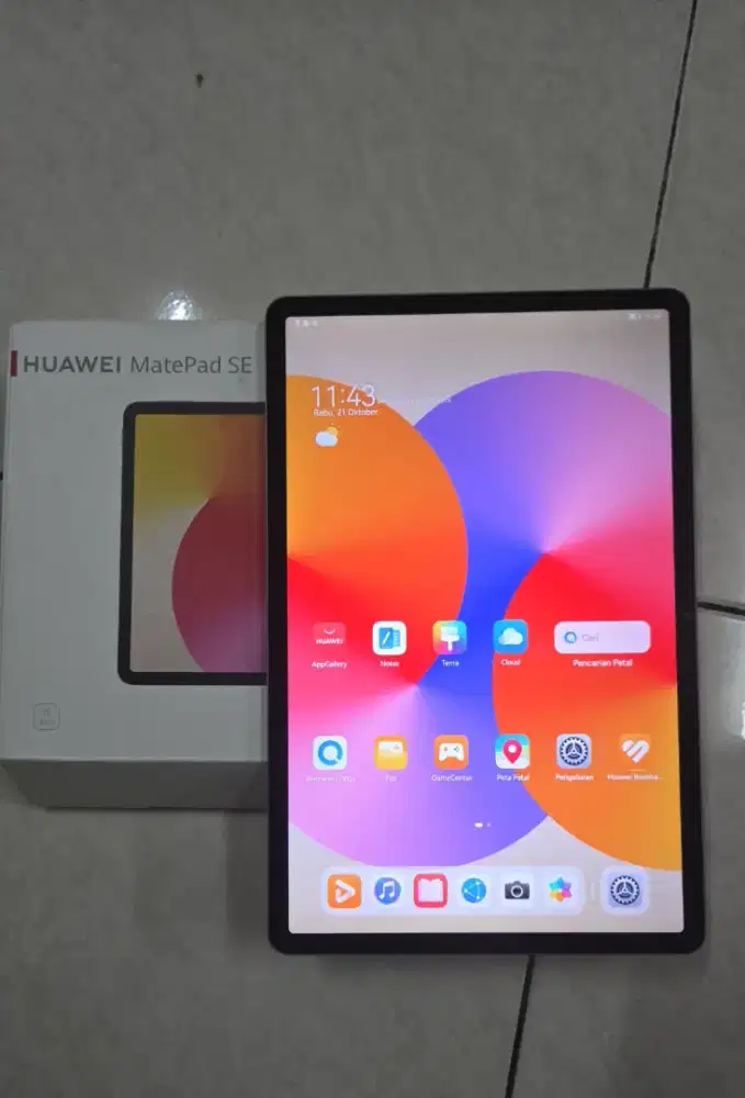 Tablet huawei matepad SE ram 6/128 HP + BOX  nominus wifi only