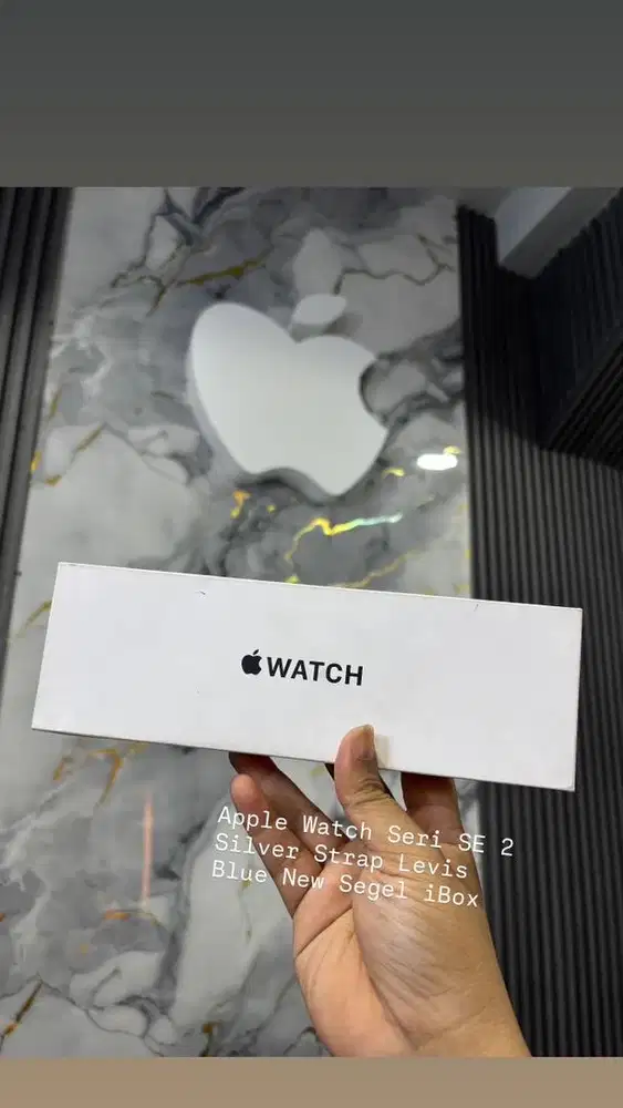 Apple Watch Se Gen 2 44mm Silver Denim Segel New iBox