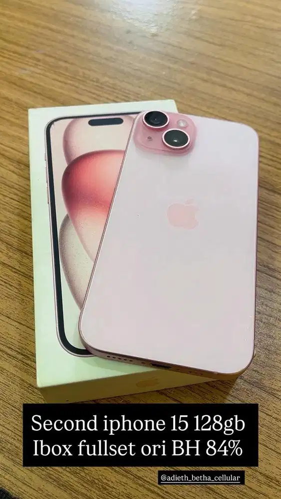 Iphone 15 128 ibox pink