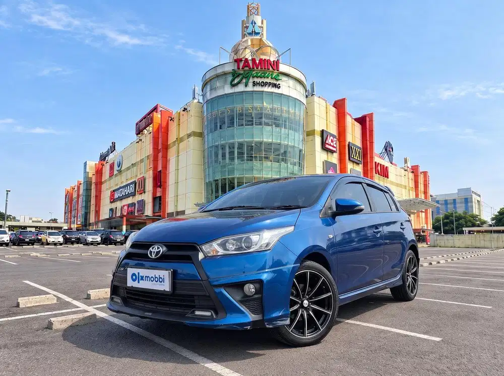 Angs Murah Toyota Yaris 1.5 TRD Sportivo Bensin-AT 2017 Biru C2AQF
