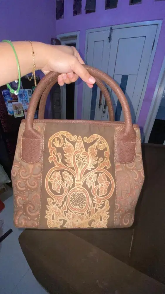 Tas Kulit batik aseli