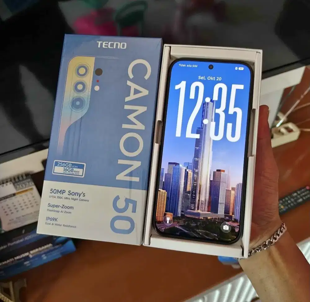 Tecno camon 50 ram 8/256 lengkap