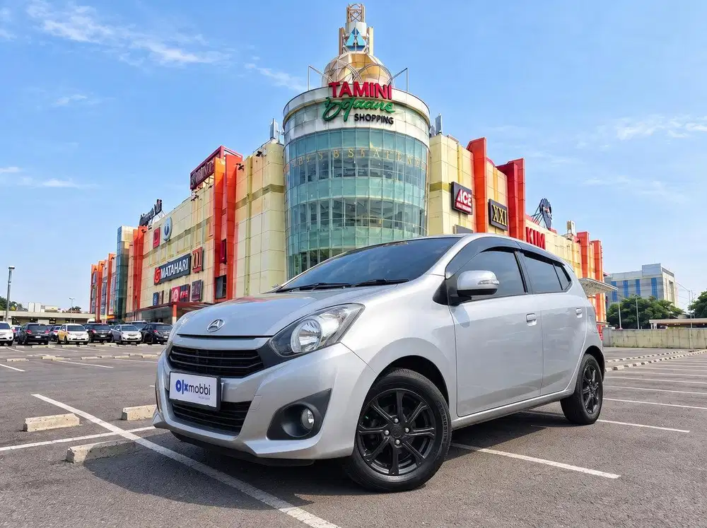 Angs Murah Daihatsu Ayla 1.0 X Bensin-AT 2021 Abu CBRWB