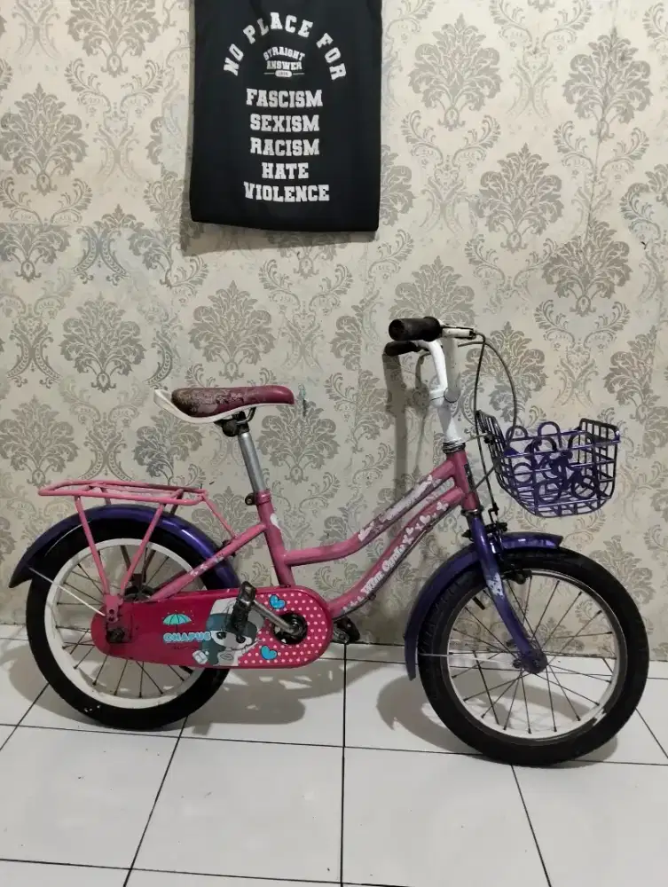 Wimcycle sepeda anak ukuran 16 untuk umur 4 sampai 7 tahun