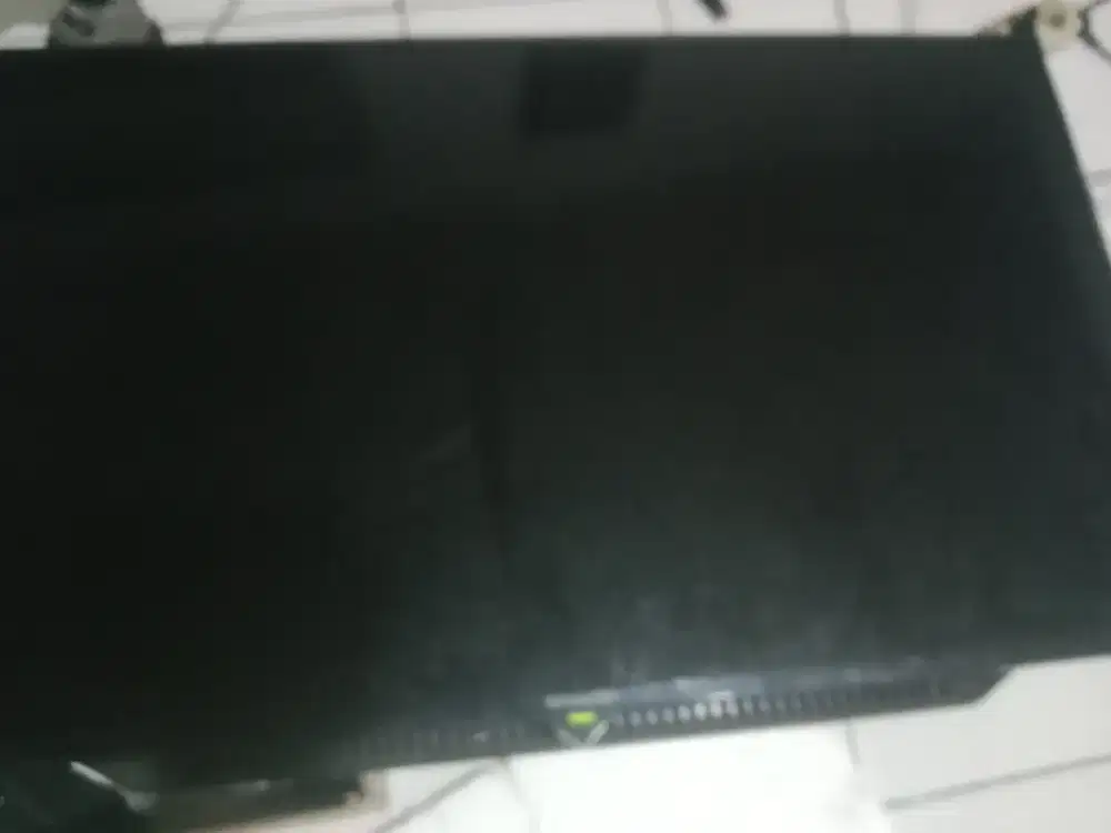 Tv led  sharp 40 in  minus indikator power hanya menyalah hijau.
