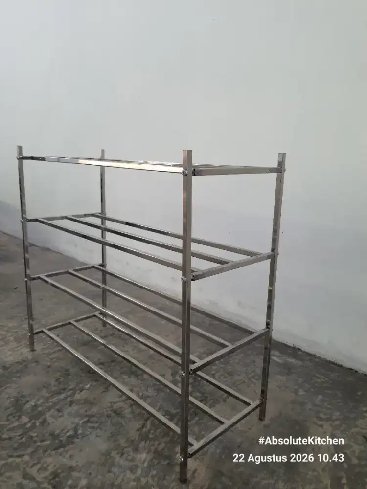 Rak stainless kuat dan kokoh