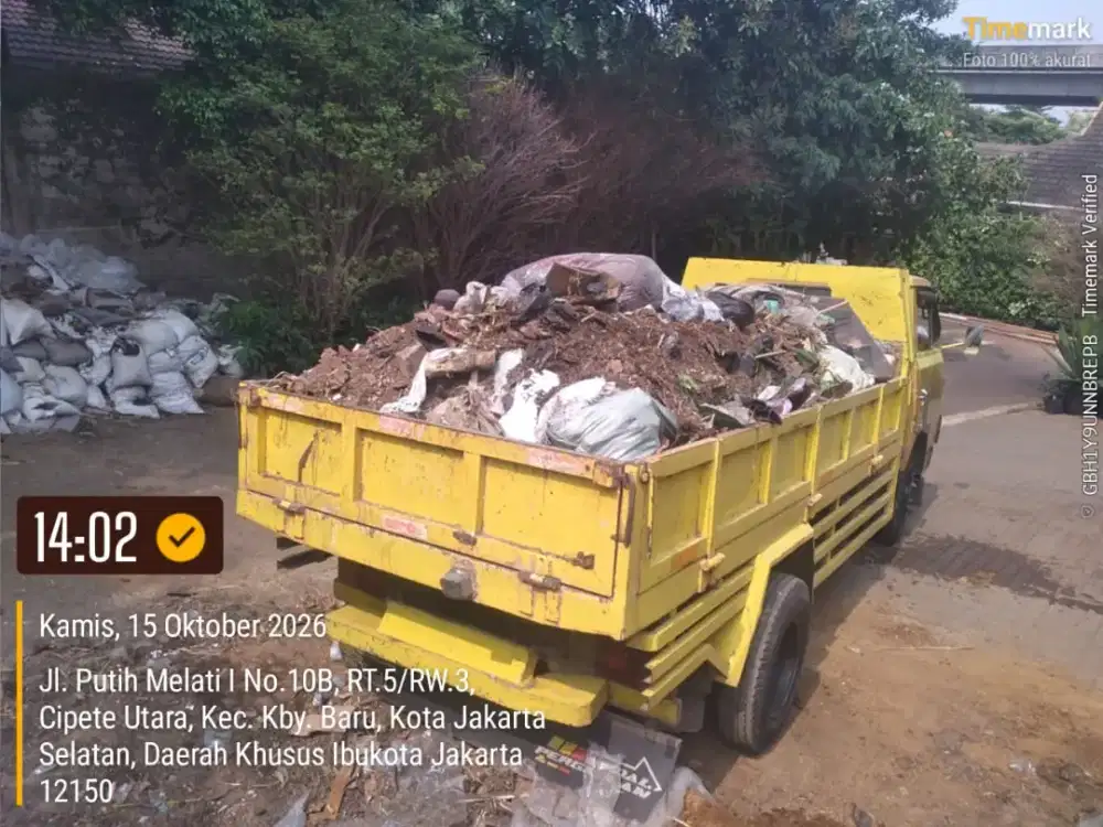 Jasa buang puing sampah