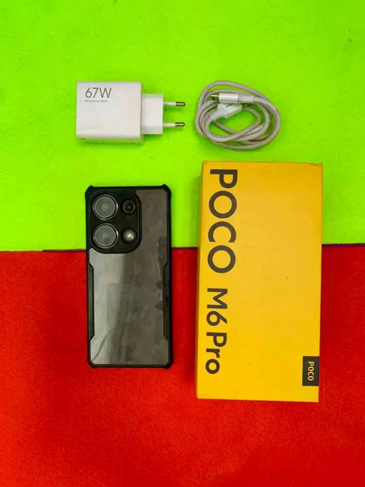 POCO M6 PRO 8+8/256 -- Lengkap fullset