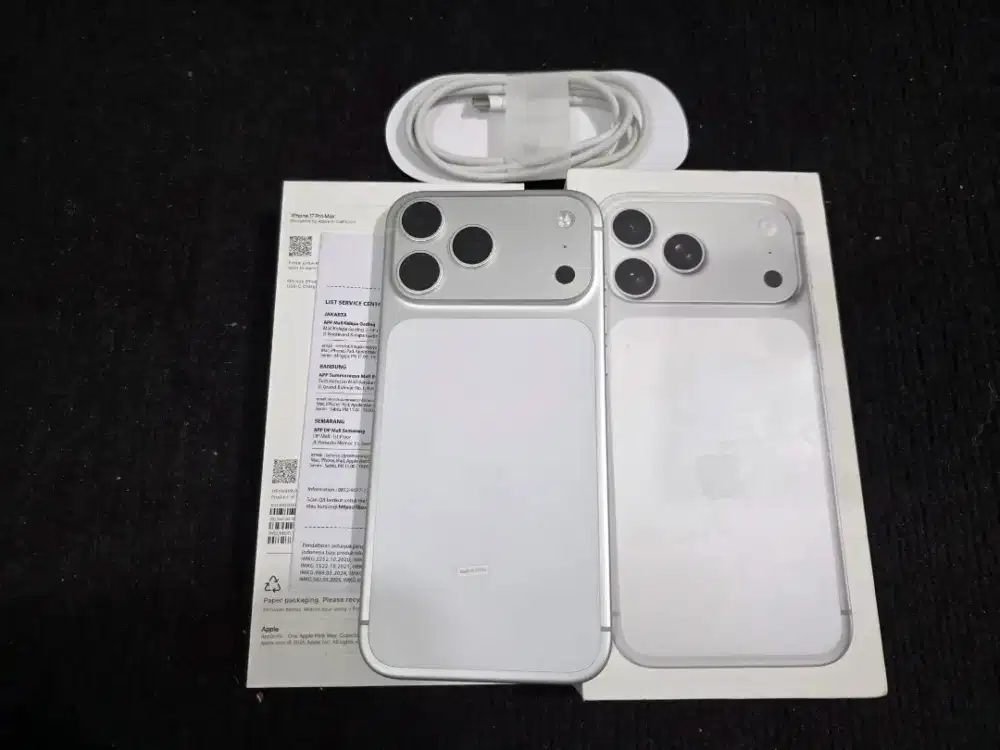 IPHONE 17 PROMAX 256 IBIX MULUSS GARANSI JANUARI 2027 FULL ORI