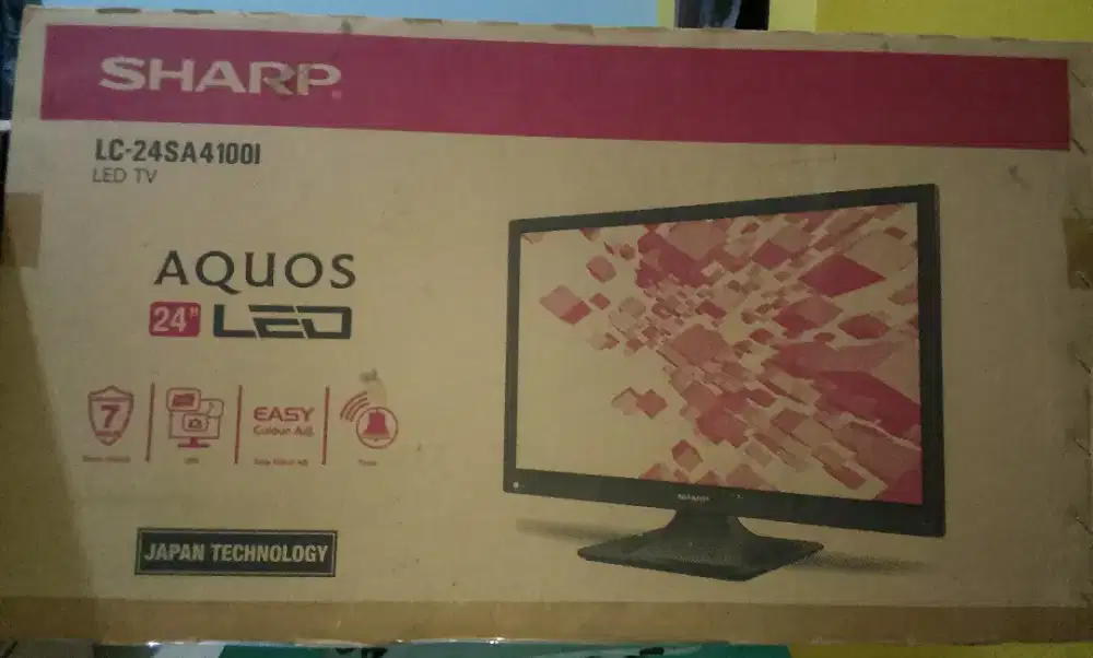 Dijual TV SHARP Analog 24 Masih Berfungsi Normal (unit only)