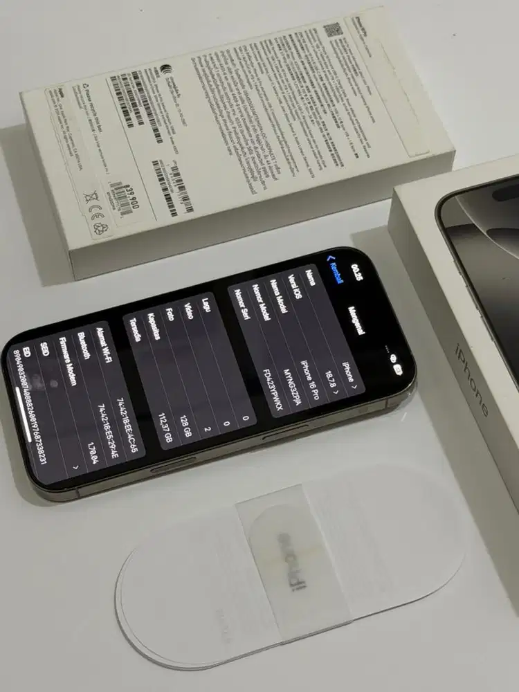 Iphone 16 Pro 128Gb inter Beacuaki Setara iBox