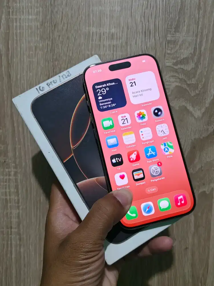 iPhone 16 Pro 128 Resmi iBox Fullset Original Mulus
