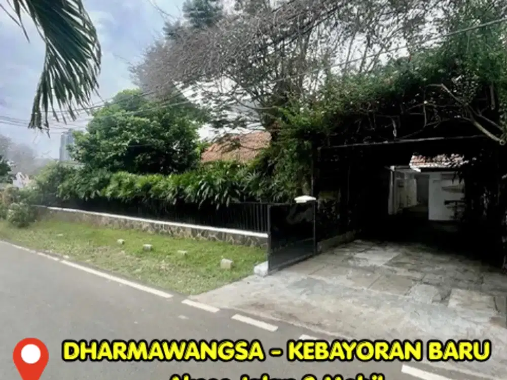 Dijual Cepat Rumah Dharmawangsa Kebayoran Hitung Tanah Lokasi Prime Akses 2 Mobil