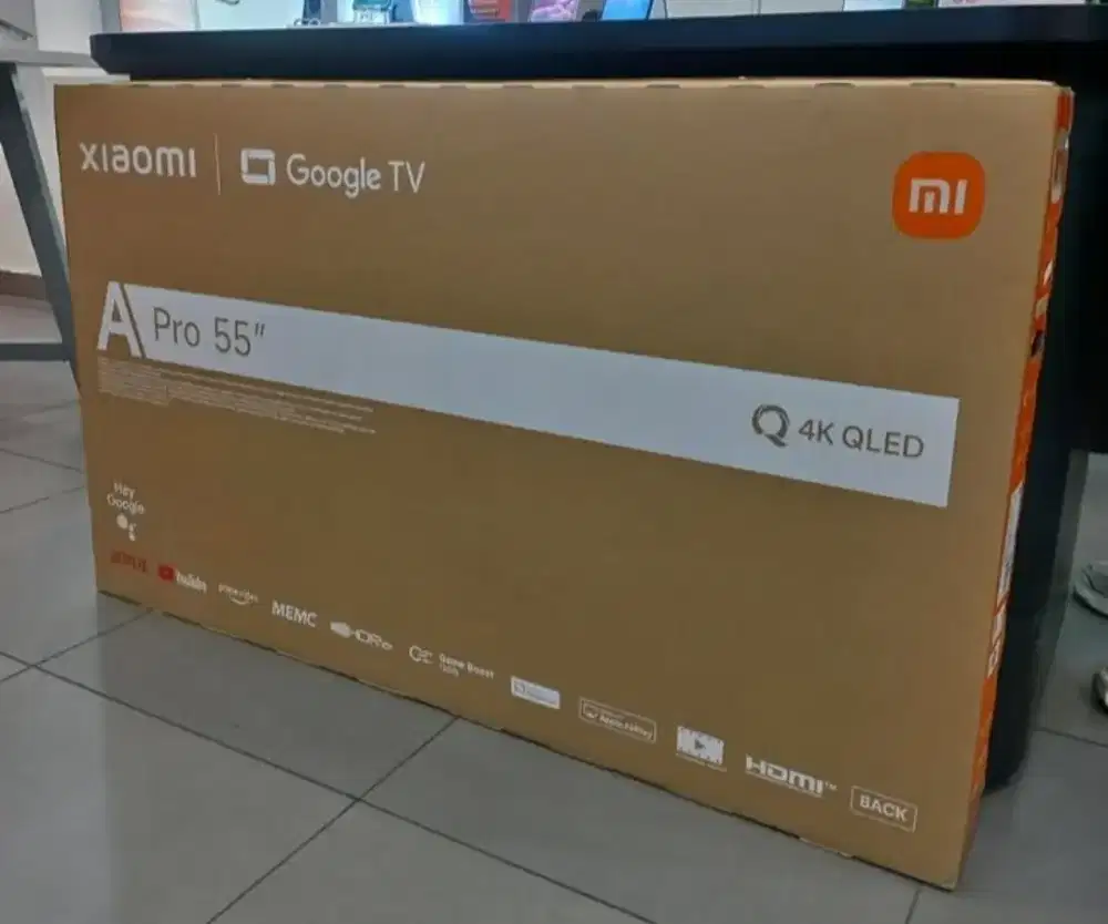 Xiaomi Google TV 55 inch Q Led A Pro Series 2026.
1 Bulan used. Baru