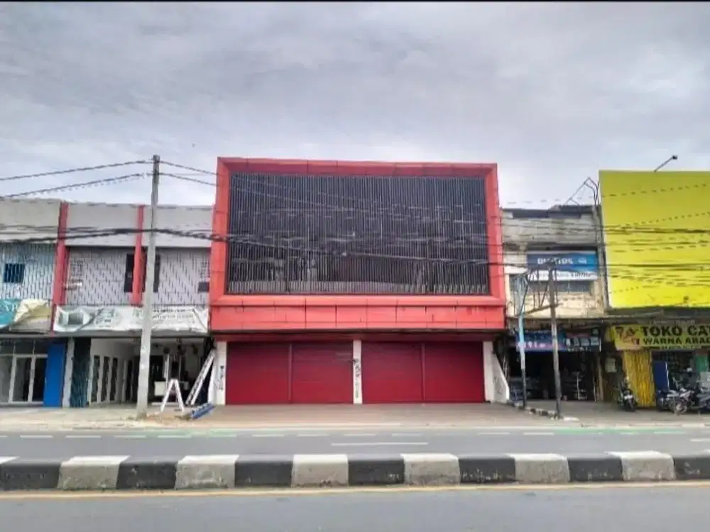 Ruko Gandeng Pinggir Jalan Utama Bagus SHM Bekasi cocok untuk usaha #512