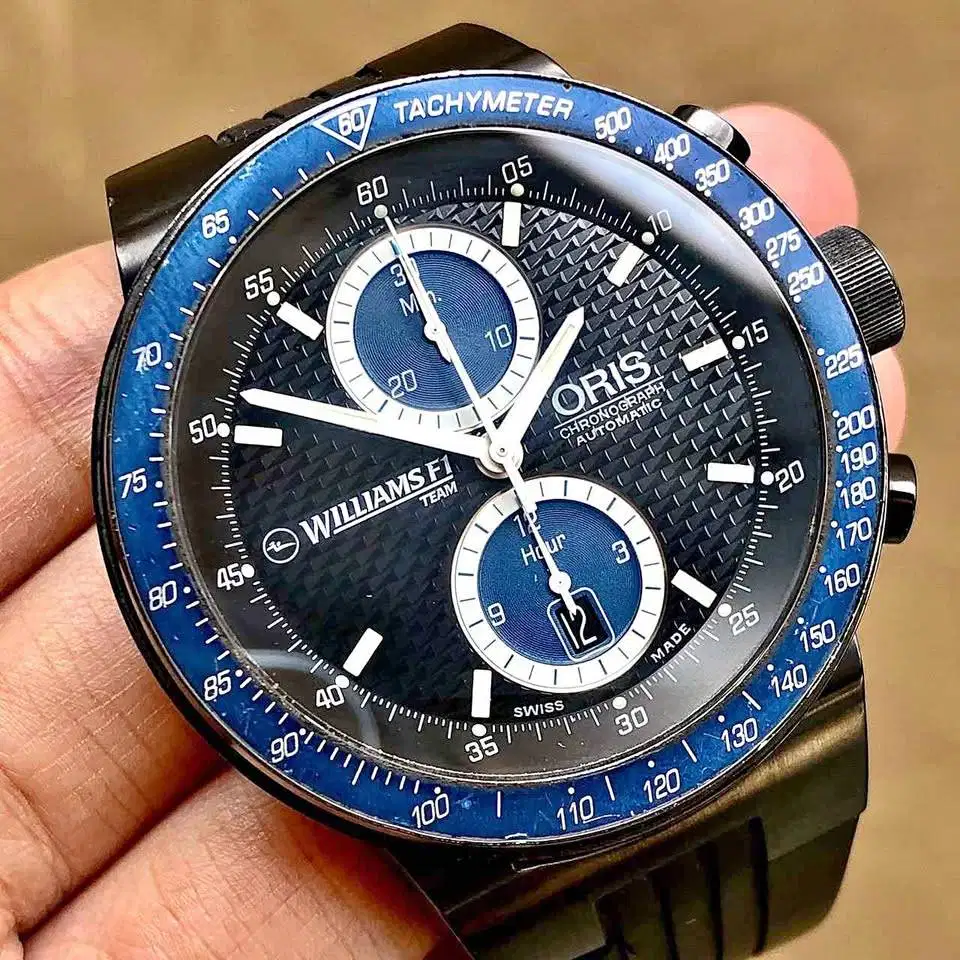 Oris TT3 Williams F1 Team Chronograph Automatic - Black DLC Carbon Fib
