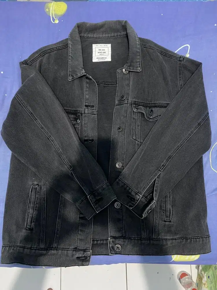 jaket denim pull&bear