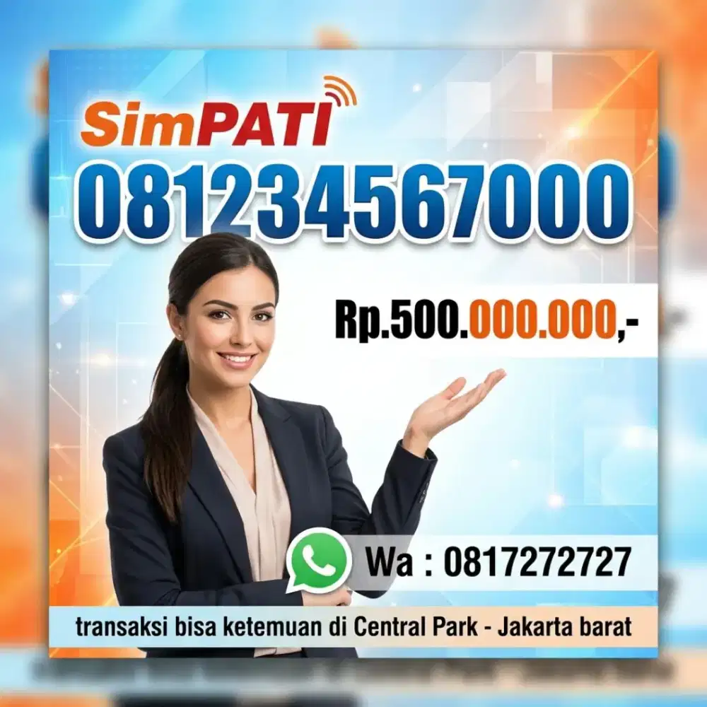 nomor cantik simpati 7000