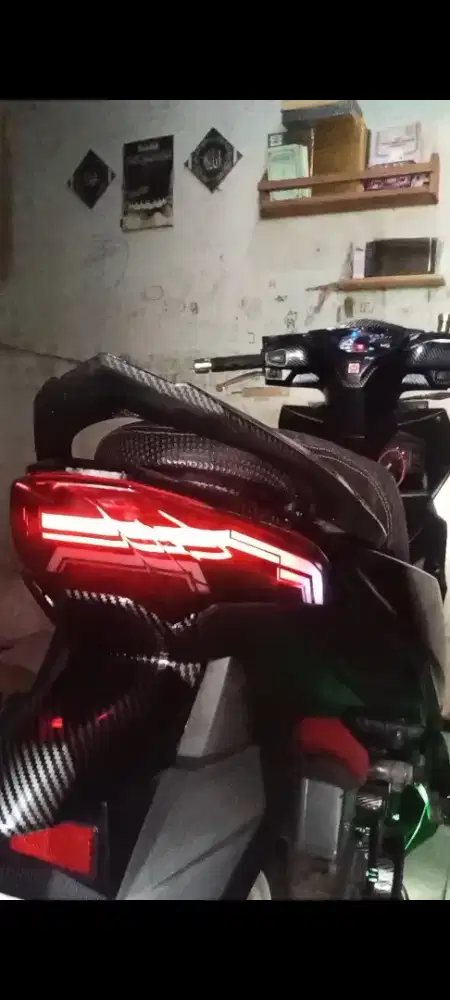 Lampu belakang RGB beat deluxe gen1