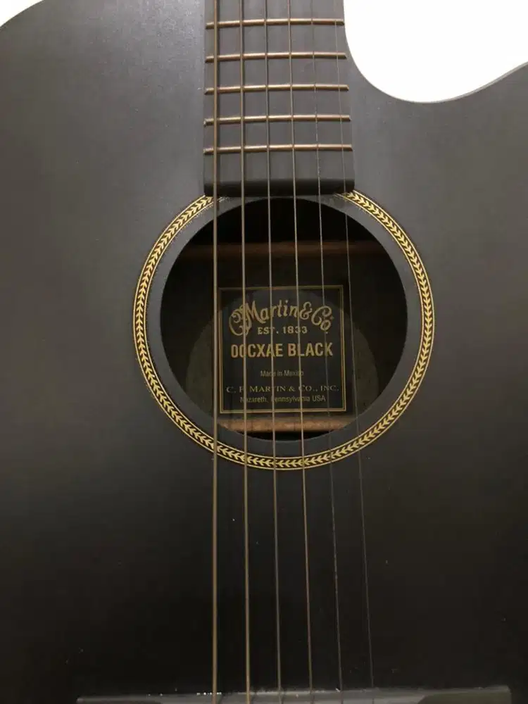 Gitar martin 00cxae black original9.5000