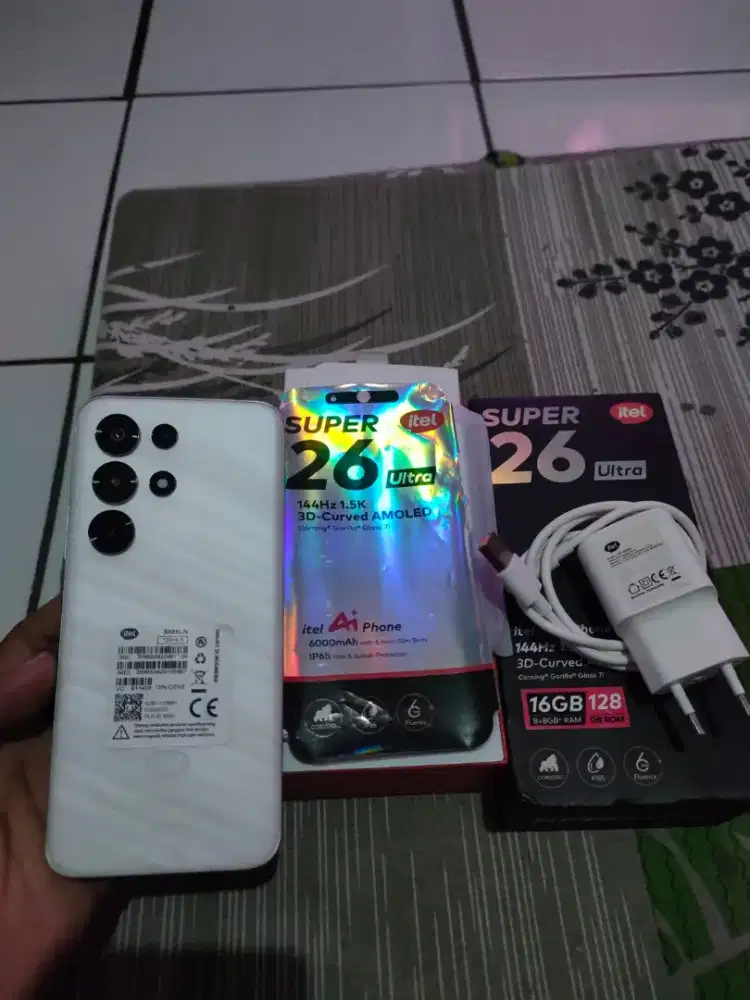 Itel S26 Ultra Ram 8/128 Fullset Mulus Nominus.