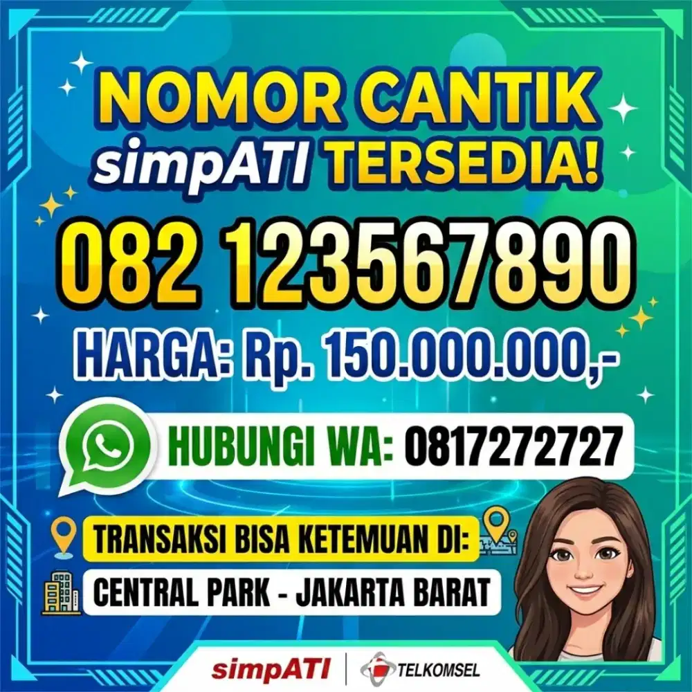 NOMOR CANTIK SIMPATI 23567890