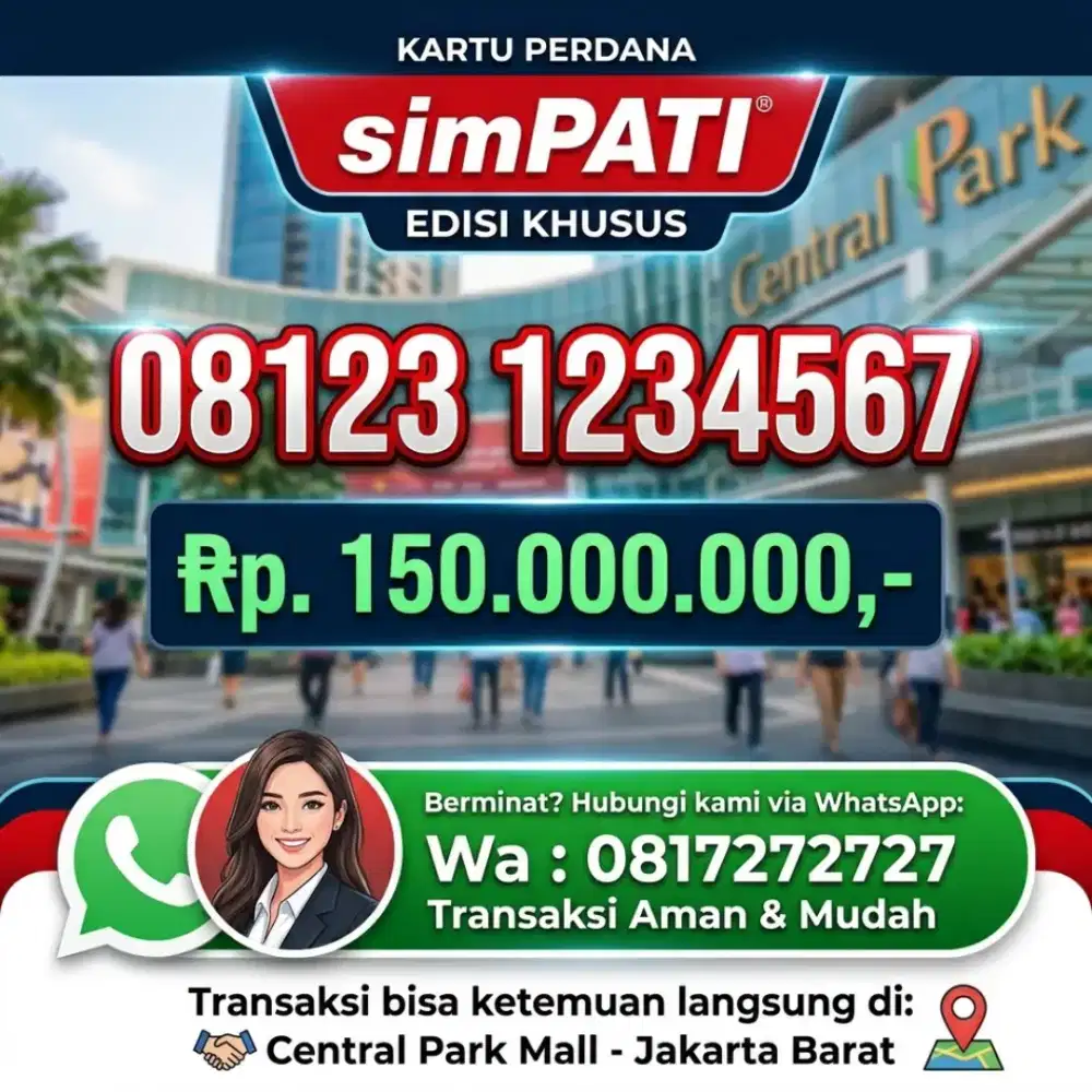 NOMOR CANTIK SIMPATI 1234567