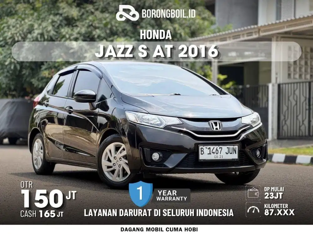 TERMURAH!!JAZZ S AT 2016 HITAM FAVORIT