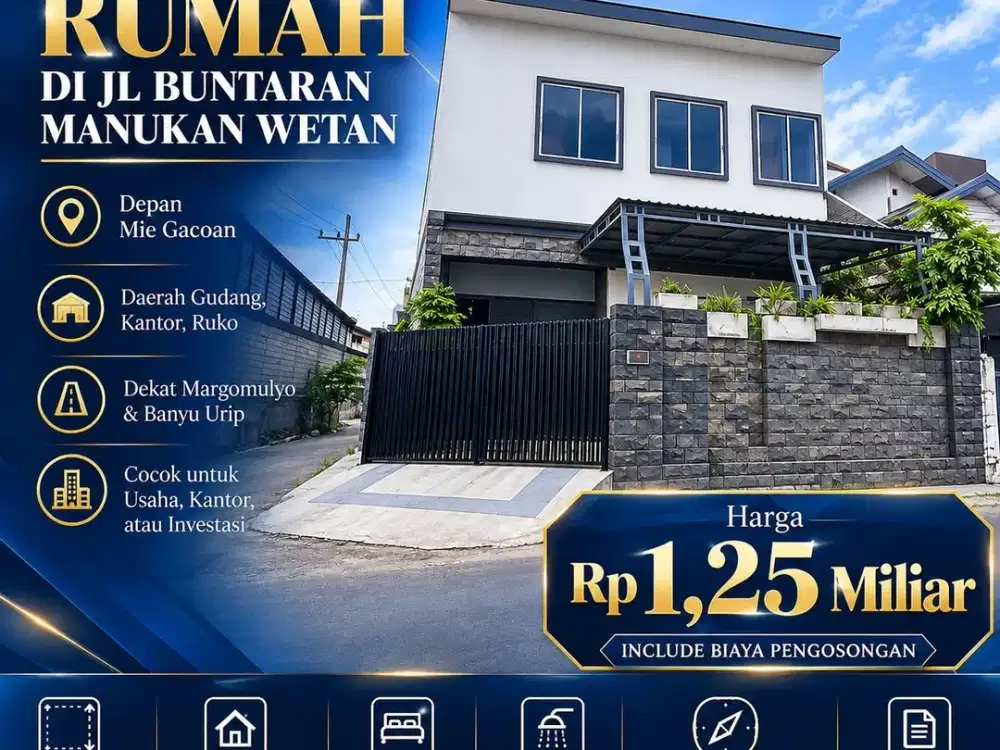 DIJUAL RUMAH MURAH MANUKAN WETAN - HOOK