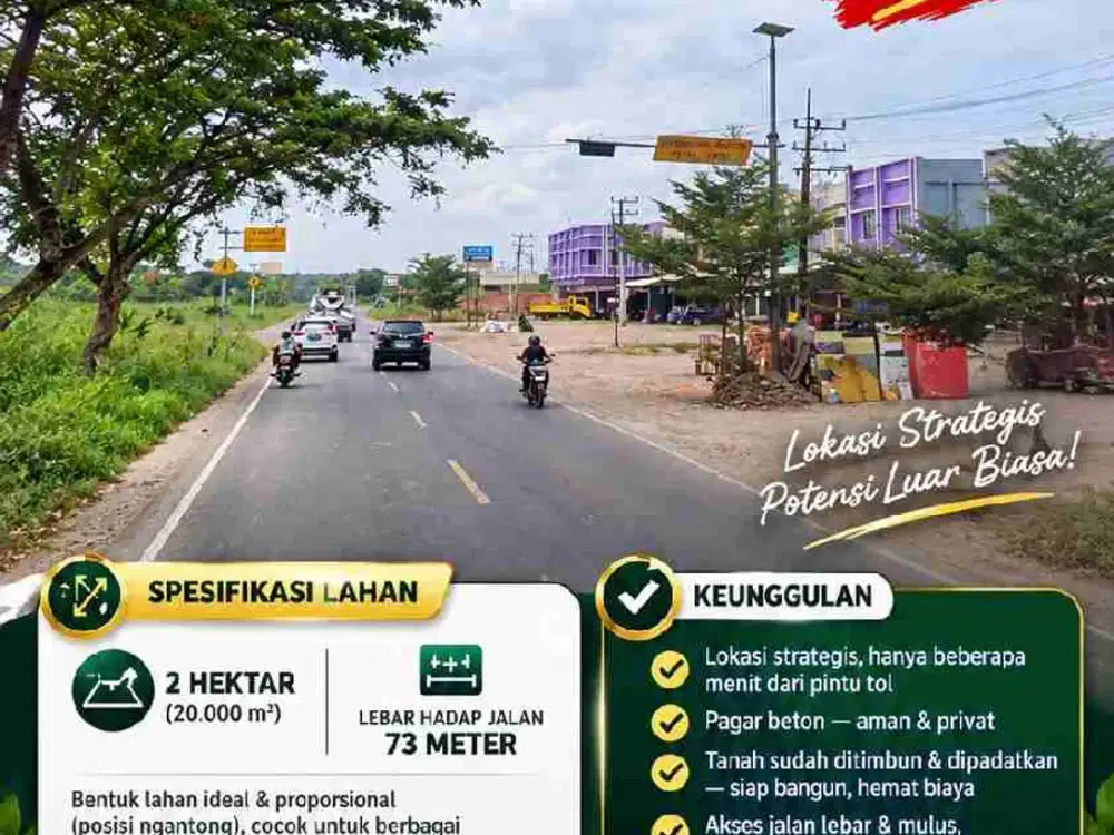 tanah dijual murah jakabaring