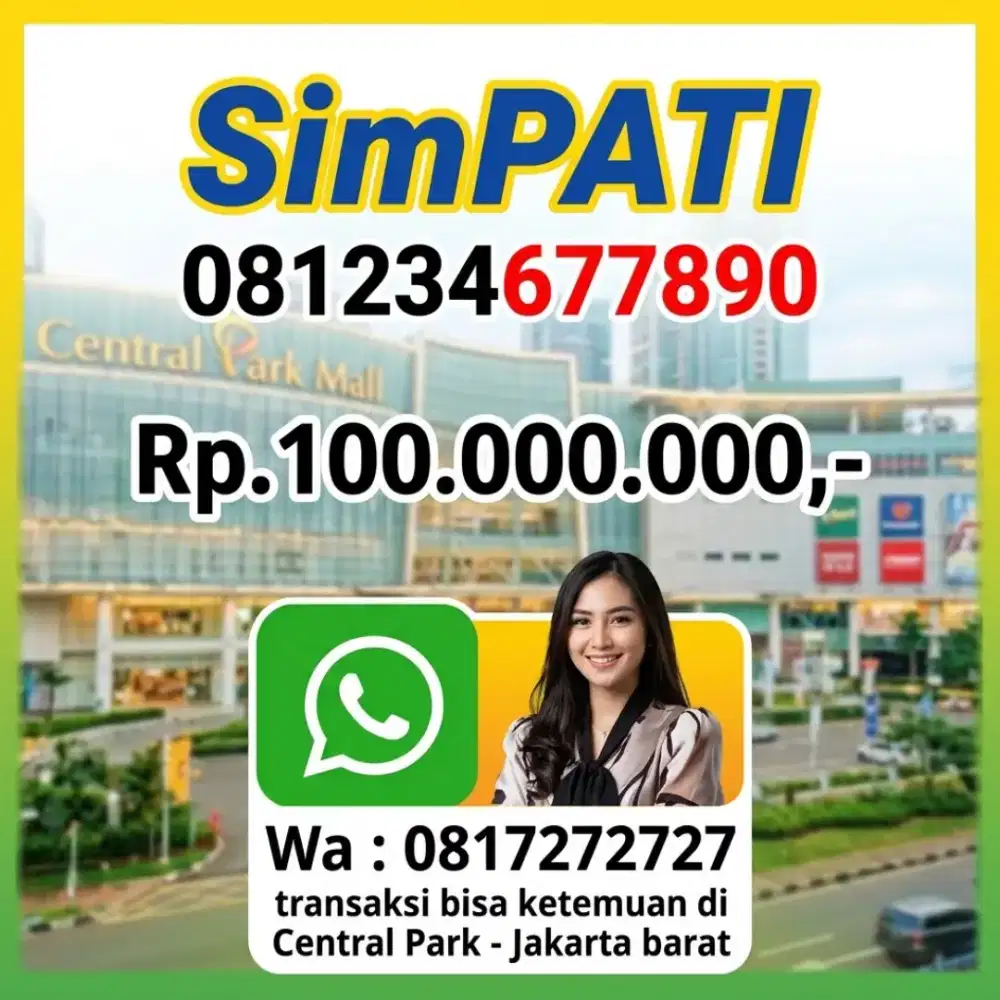 NOMOR CANTIK SIMPATI 34677890