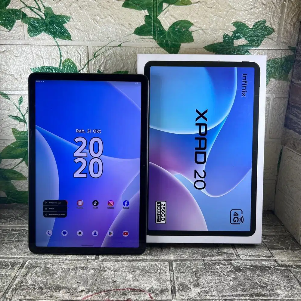 Infinix xpad 20 ram 8/256 GB Lengkap mulus