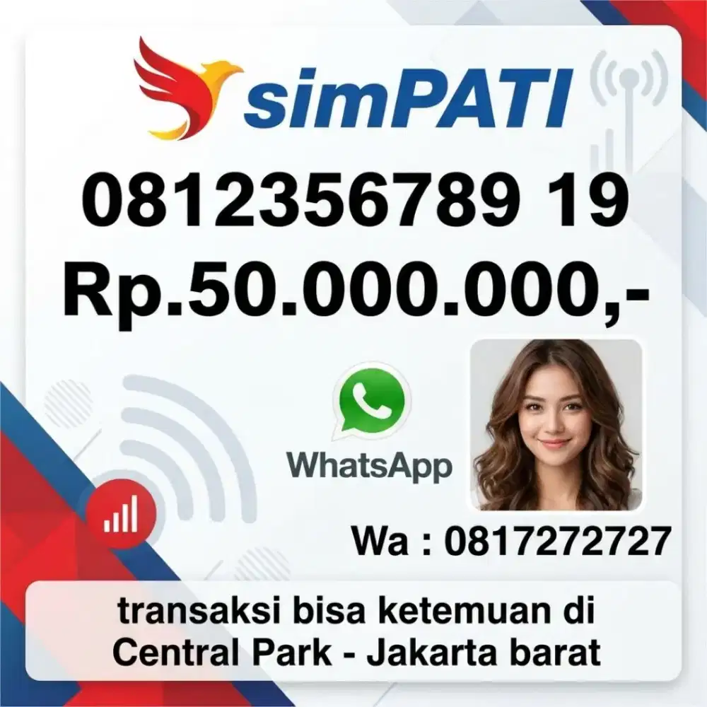 NOMOR CANTIK SIMPATI 356789 19