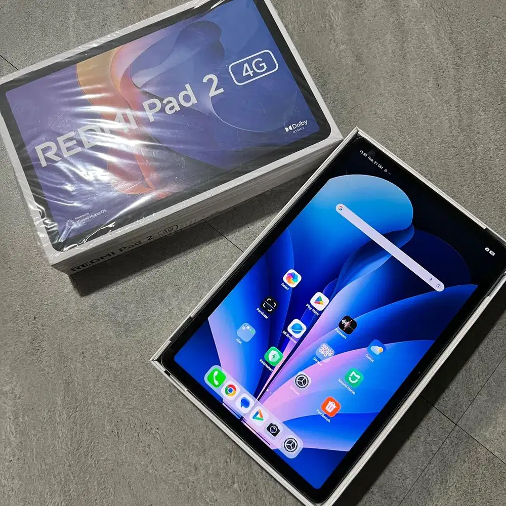 Xiaomi redmi pad 2 4G ram 4/256 GB Lengkap mulus