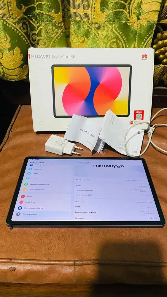 Dijual Huawei MatePad SE 11 4/128 GB – Fullset, Mulus