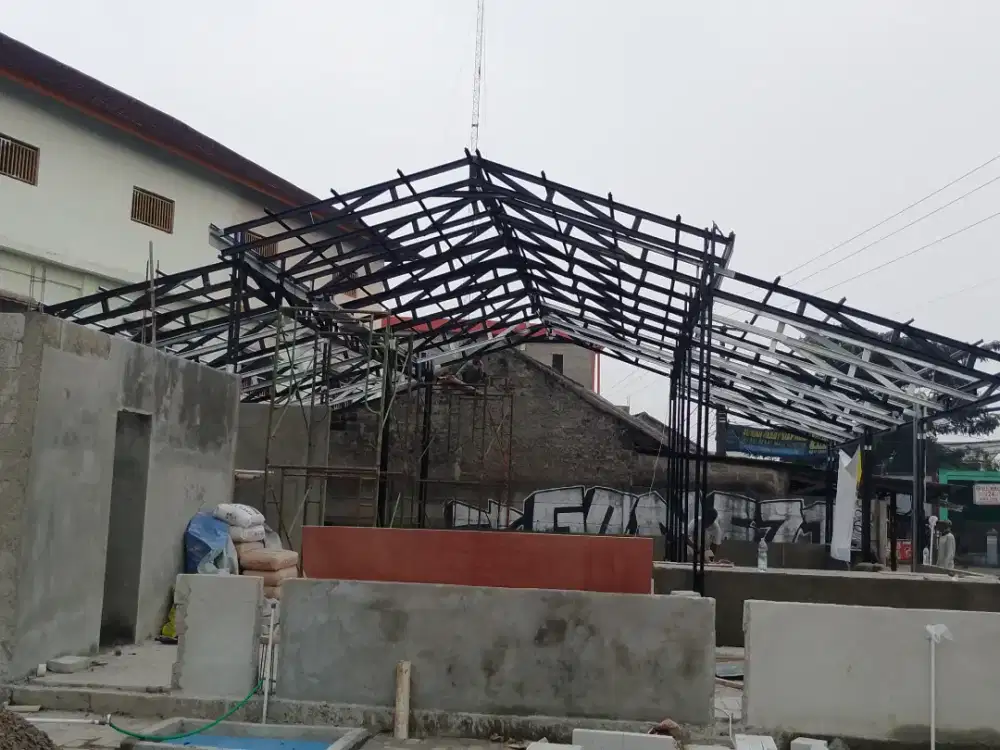 JASA PEMBUATAN KANOPI BAJA RINGAN KUALITAS TERJAMIN
