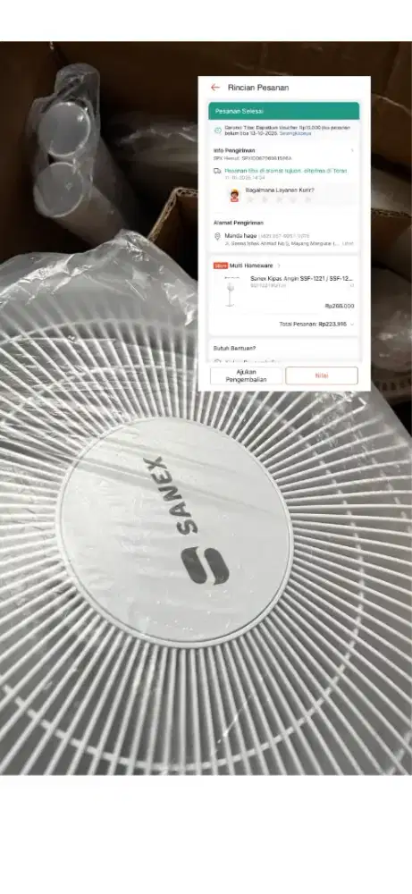 Baru KIPAS SANEX PUTIH