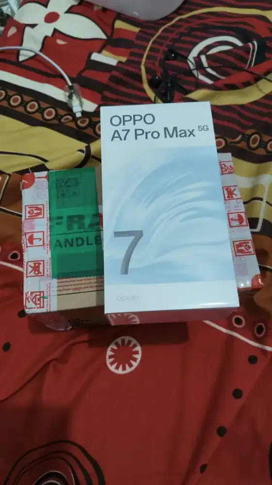 Oppo A7 promax biru batre 10 ribu MAH