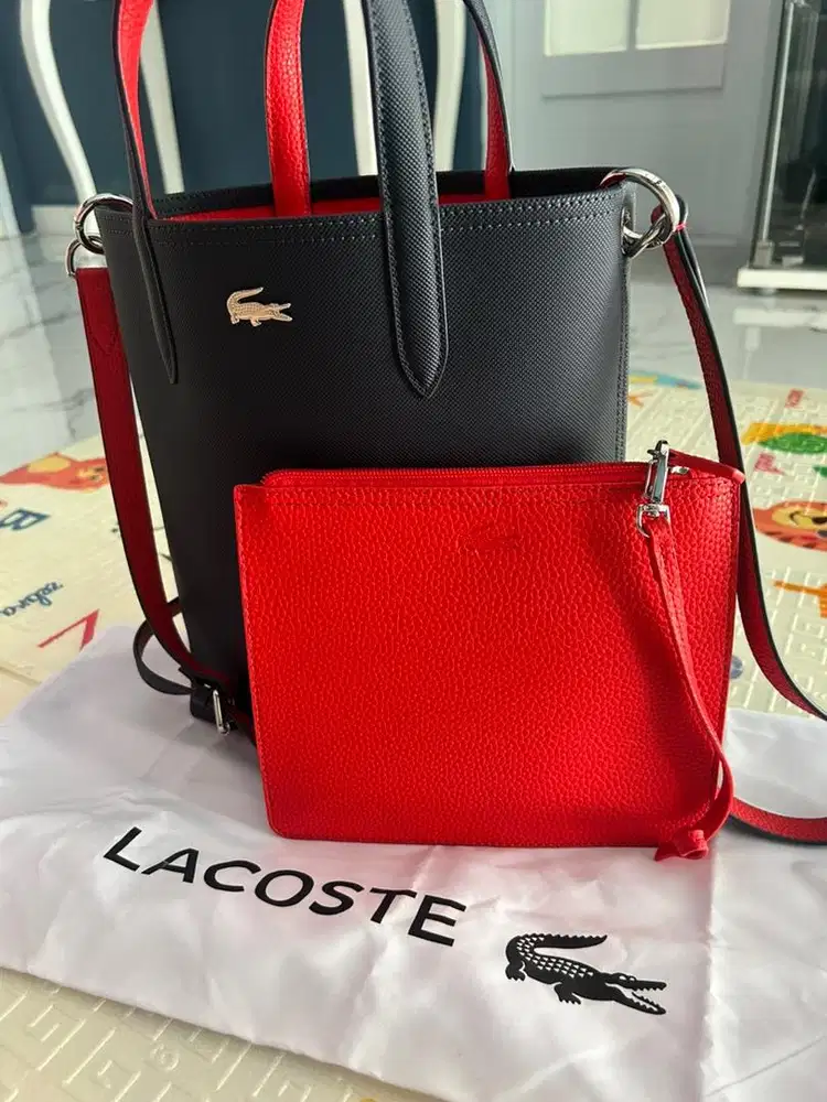 Tas Lacoste Anna Vertical Reversible Tote