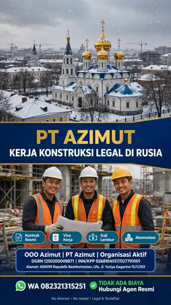 Job luar negri rusia