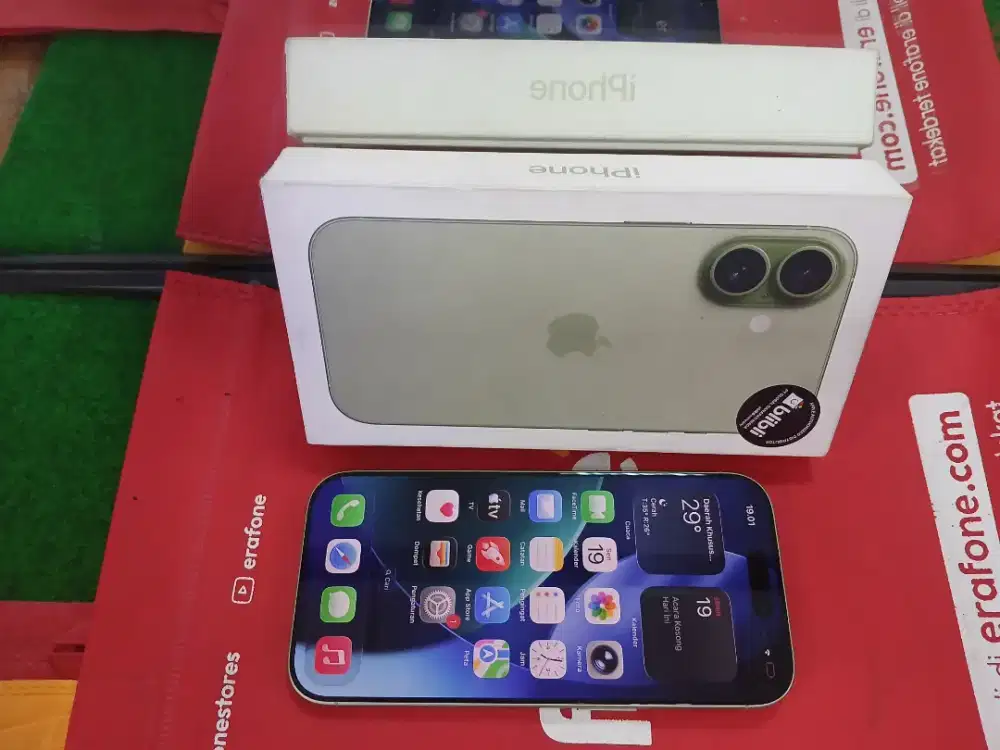 Iphone 17 256 gb 5bln pke no minus mulus lengkap gransi activ ibox