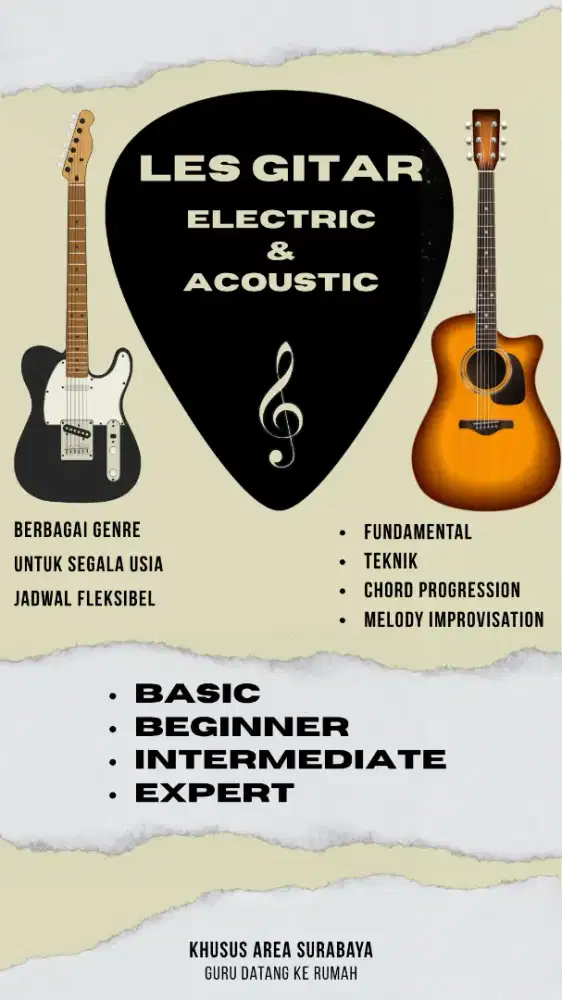 Les gitar privat