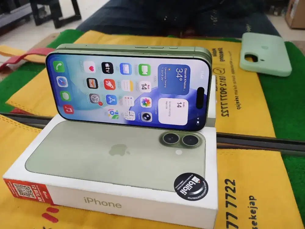 Iphone 17 256 gb 5bln pke no minus mulus lengkap gransi activ ibox