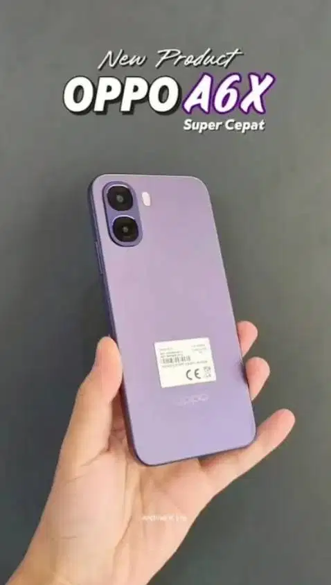 Oppo A6X 8/64 Siap Pakai