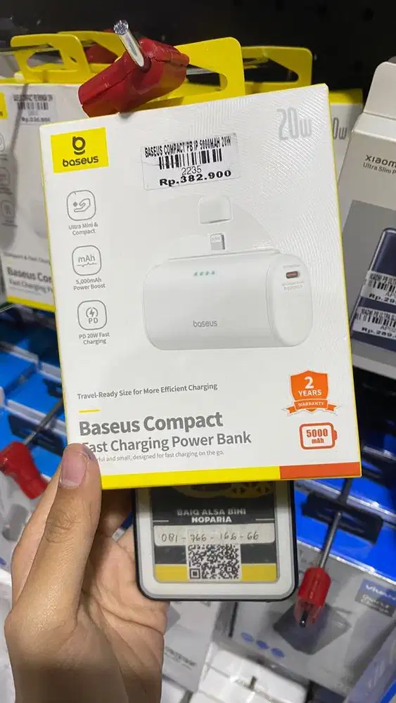 BASEUS COMPACT PB IP 5000MAH 20W