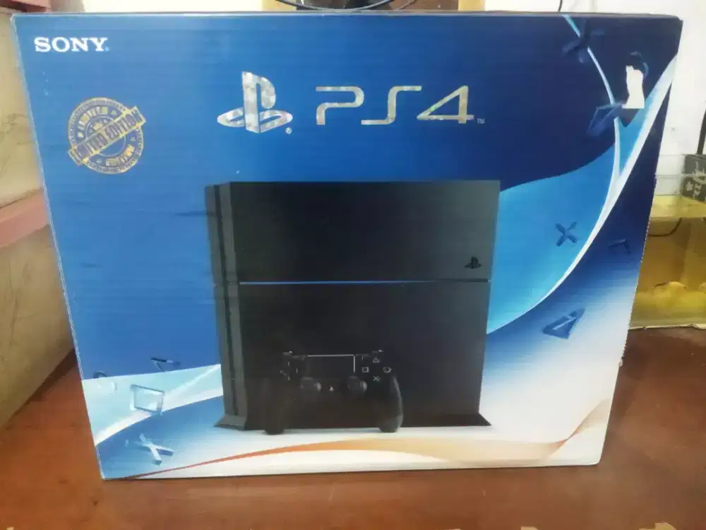 Ps4 fat 500gb lengkap dus, original sony.